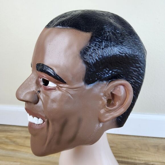 🩵Obama Latex Costume Full Face Mask - Picture 8 of 11